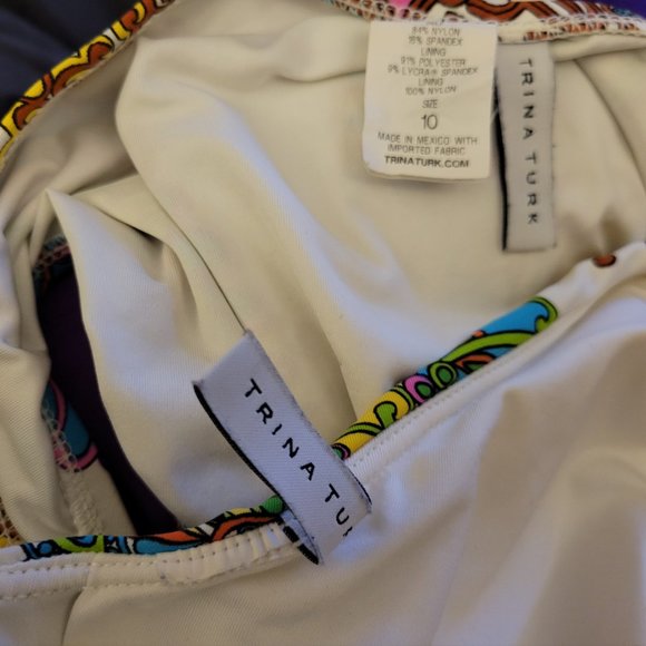Trina Turk bikini sz 10 - Picture 3 of 3